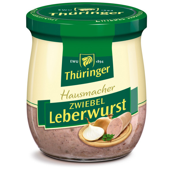 Thüringer Zwiebel Leberwurst 300 g - EWU