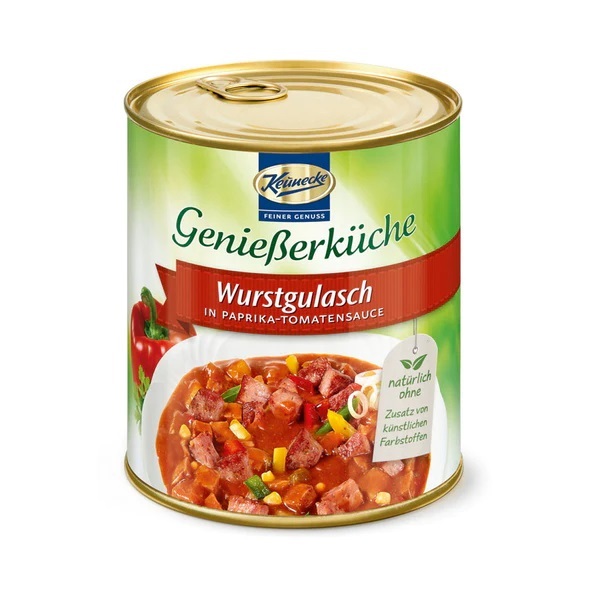 Wurstgulasch in Paprika-Tomatensauce 800g - Keunecke