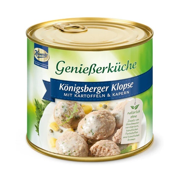 Königsberger Klopse mit Kartoffeln & Kapern 600g - Keunecke