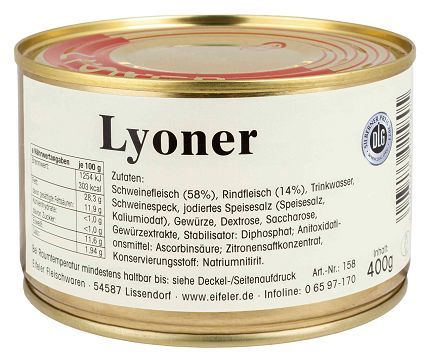 Lyoner 400 g - Eifeler Fleischwaren