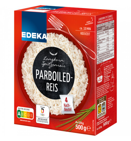 EDEKA Parboiled Reis im Kochbeutel 10 min 500g