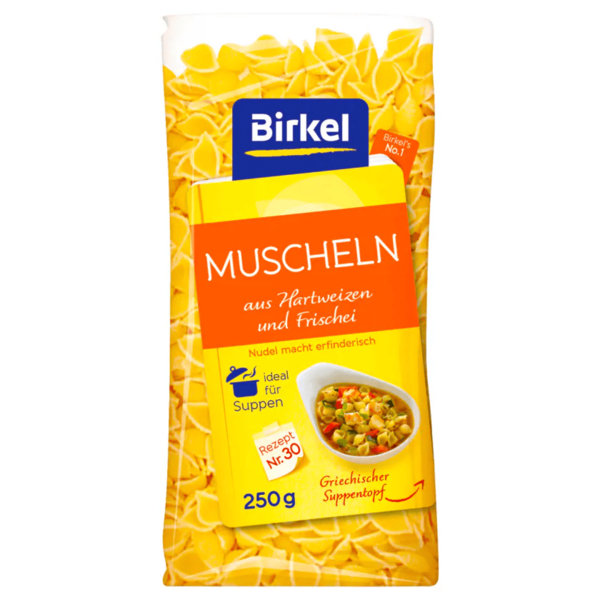 Muscheln Nudeln 250 g -  Birkel